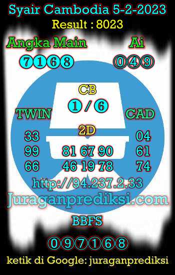 prediksi cambodia 5 februari 2023, syair cambodia hari ini minggu 5-2-2023, prediksi syair kamboja 5 februari 2023 4d jitu dan akurat