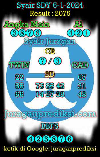prediksi sdy 6 januari 2024, syair sdy hari ini sabtu 6-1-2024, prediksi syair sydney 6 januari 2024, prediksi sdy jp jitu dan akurat