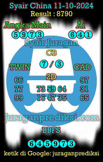 prediksi china 11 oktober 2024, syair china hari ini jumat 11-10-2024, bocoran china, prediksi china akurat, syair china, prediksi china jitu