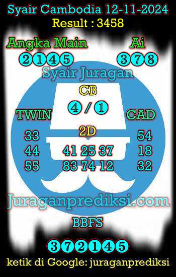 prediksi cambodia 12 november 2024, syair cambodia hari ini selasa 12-11-2024, prediksi syair kamboja 12 november 2024 4d jitu dan akurat