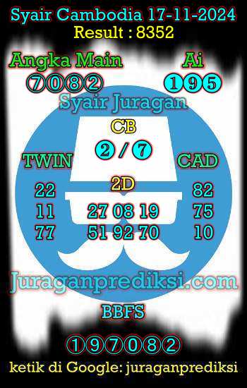 prediksi cambodia 17 november 2024, syair cambodia hari ini minggu 17-11-2024, prediksi syair kamboja 17 november 2024 4d jitu dan akurat