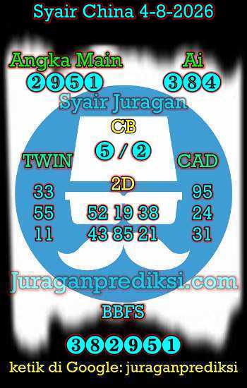 prediksi china 4 agustus 2026, syair china hari ini selasa 4-8-2026, bocoran china, prediksi china akurat, syair china, prediksi china jitu